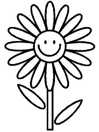 Coloriages pour enfants de fleurs